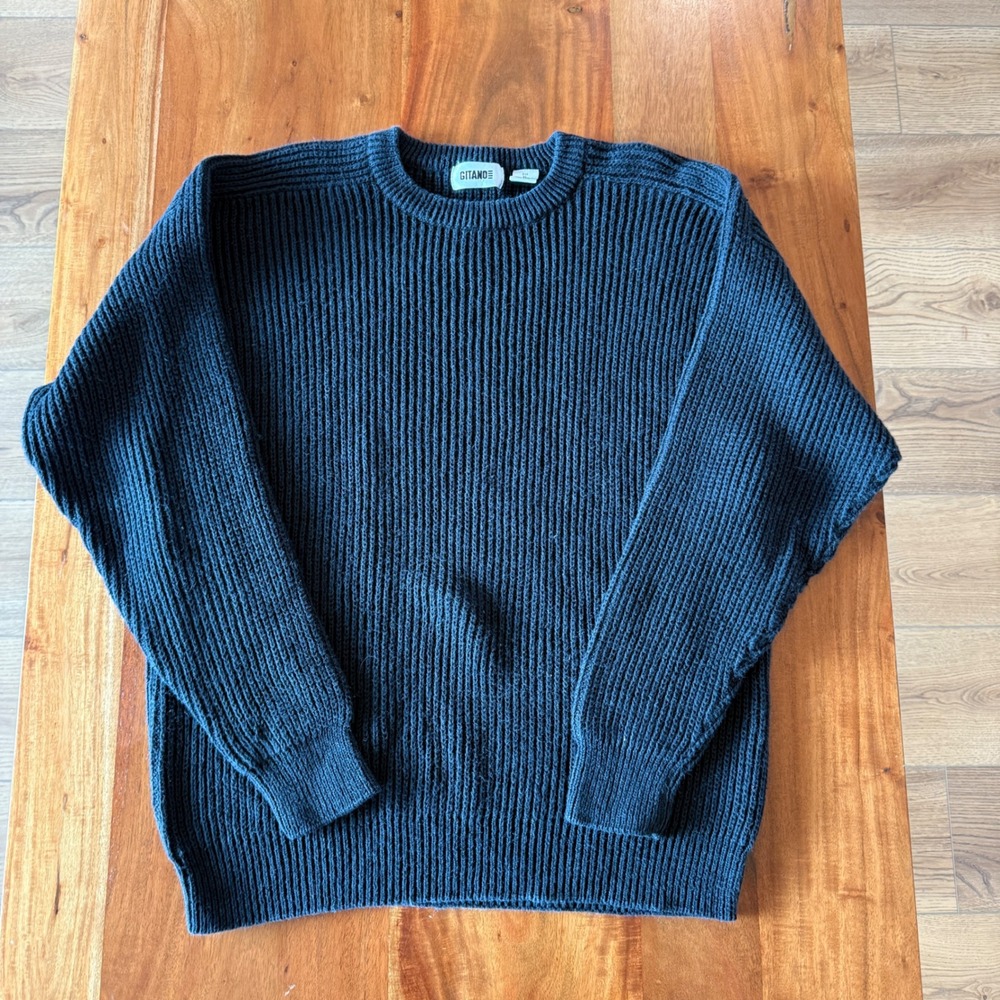 Gitano Men's Black Sweater Size XL